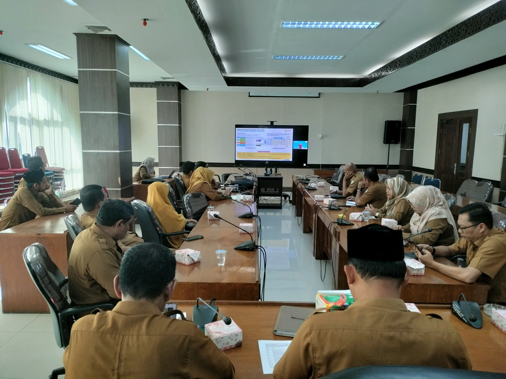 Pelatihan Pemerintahan di Bidang Digital SPBE. Oproom Setdakab. Acèh Utara