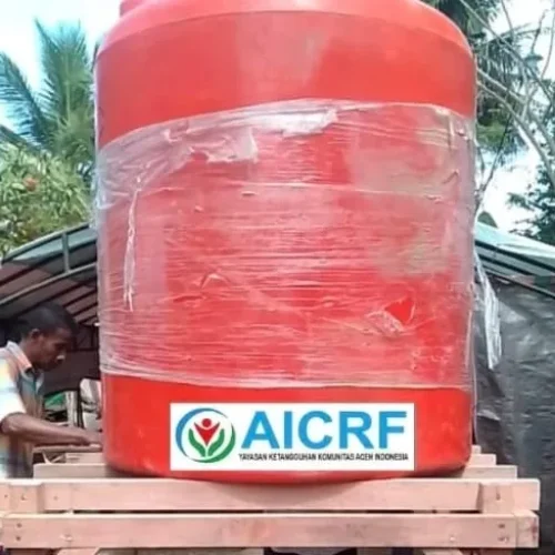 Foto: AICRF membangun sarana air bersih
