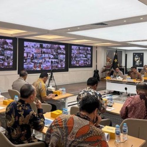 Foto:Polri Perkuat Ketahanan Pangan Nasional melalui Rakor Ekosistem Jagung Pakan Ternak,Jumat (6/2/2026).