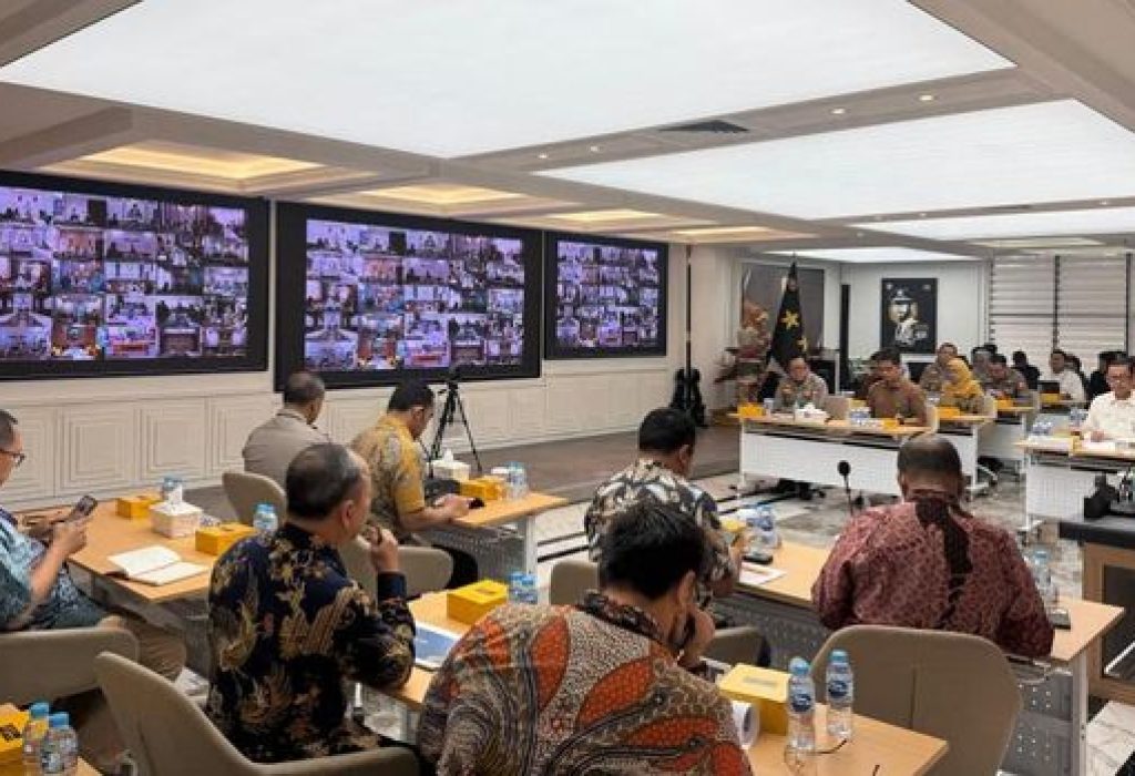 Foto:Polri Perkuat Ketahanan Pangan Nasional melalui Rakor Ekosistem Jagung Pakan Ternak,Jumat (6/2/2026).