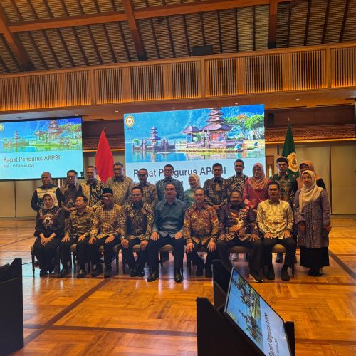 Foto: Sekda Aceh, M. Nasir, S.IP, MPA di dampingi Plt. Karo Pemotda mengikuti Rapat Pengurus APPSI, di Hyatt Regency Bali, Jum'at, 13 Februari 2026