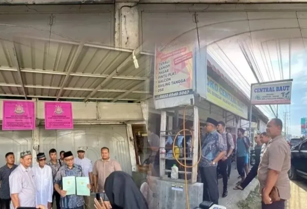 FOTO:  Kepala Kejaksaan Negeri Lhokseumawe Lalu Syaifudin, SH.,MH bersama Tim Penyidik kembali melakukan penyitaan Aset milik Hariadi