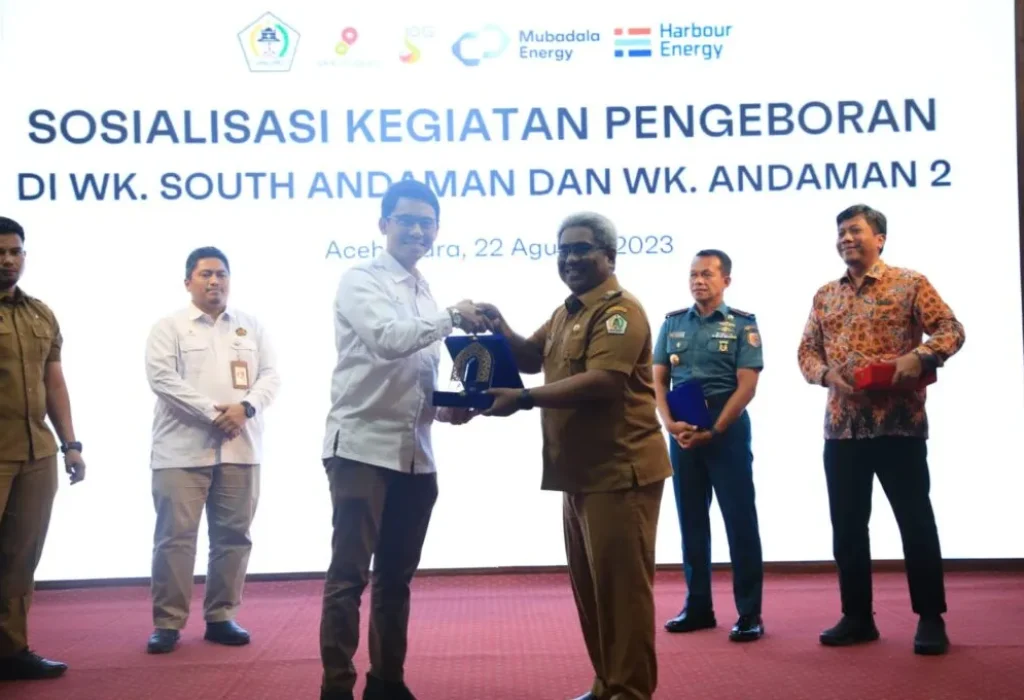FOTO: Satuan Kerja SKK Migas Sumbagut melakukan sosialisasi kegiatan pengeboran Wilayah Kerja South Andaman dan Wilayah Kerja Andaman 2.