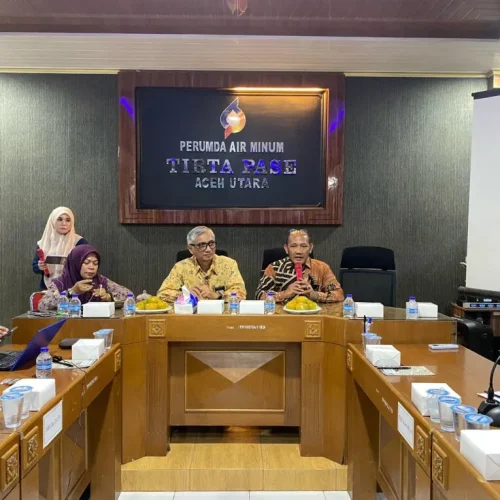 Foto: Tirta Pase melakukan Bimbingan Teknis bagi pegawai yang membidangi keuangan, pajak, Aset dan Satuan pengawas Internal (SPI) kegitan dilaksnakan selama dua hari dari tanggal 8-9 November 2023 di ruang room Perumda Tirta Pase yang di ikuti 17 personel,