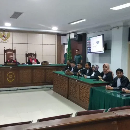 Foto: Suasana Persidangan di Pengadilan Tipikor Banda Aceh