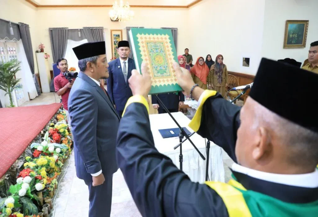Foto: Pj Bupati Aceh Utara Melantik Jabatan Pratama Eselon II