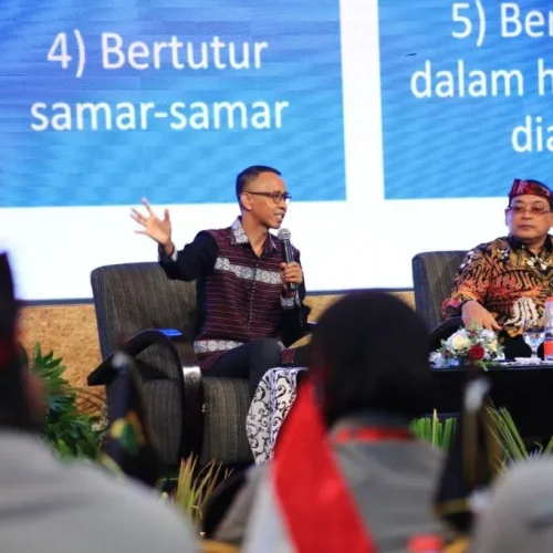 Foto: Ketua Komisioner Komisi Informasi Publik (KIP) Donny Yoesgiantoro menyatakan keterbukaan informasi publik dapat mendukung stabilitas sektor keamanan dan ketertiban masyarakat.
