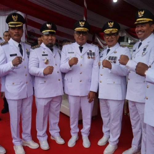 Foto: Pj Gubernur Aceh Hadiri Peringatan Otda ke 28 di Surabaya