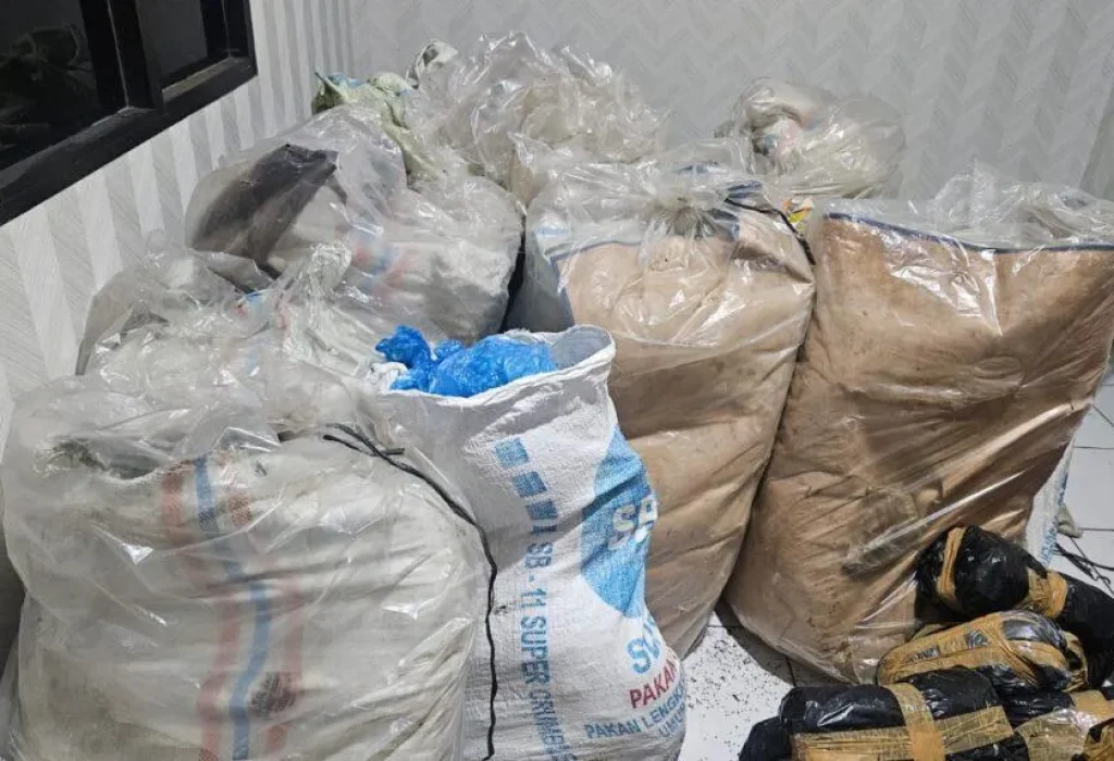 Foto: BB Ganja Kering sebanyak 300 Kg