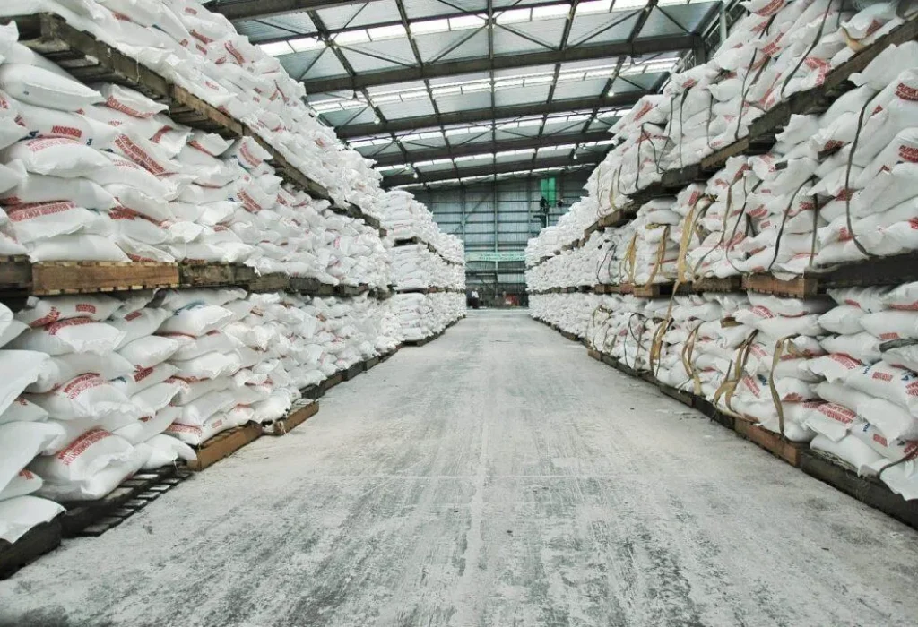 Foto: Pupuk di gudang PT PIM