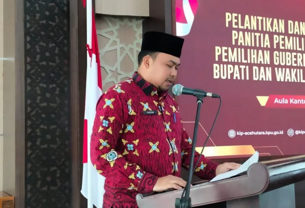 Foto: Pelantikan PPK, Pj Mahyuzar Ingatkan Proporsional dan Tetap Menjaga Netralitas