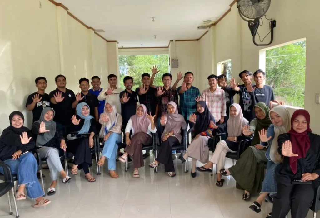 Foto: silaturahmi anggota dan pengurus Gerakan Nasional Anti Narkoba Kabupaten Aceh Utara