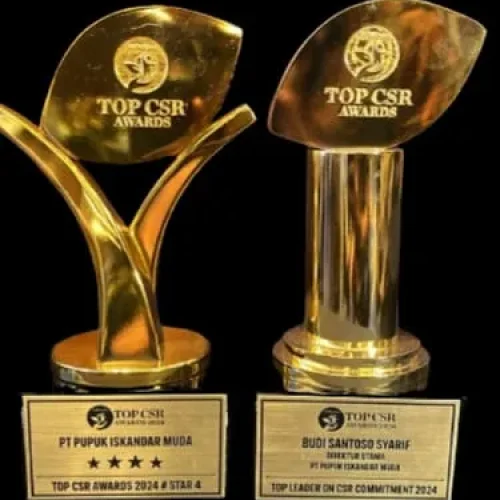 Foto: PT Pupuk Iskandar Muda Sabet Dua Penghargaan TOP CSR Awards 2024