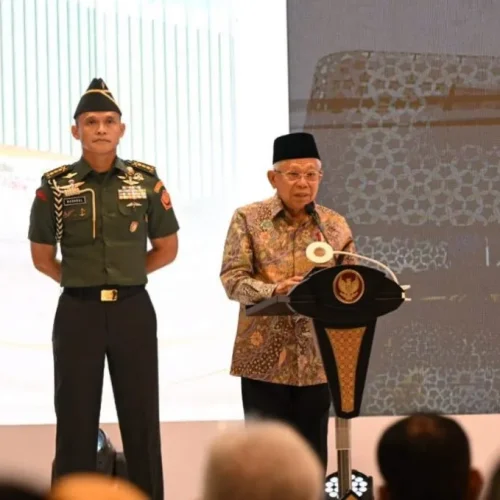 Foto: Wakil Presiden K.H. Ma'ruf Amin Sampaikan Strategi Pengembangan Industri Keuangan Syariah