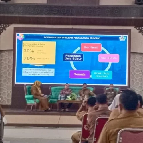 Foto: Rembuk Stunting 2024 yang berlangsung di aula Kantor Bupati Landing
