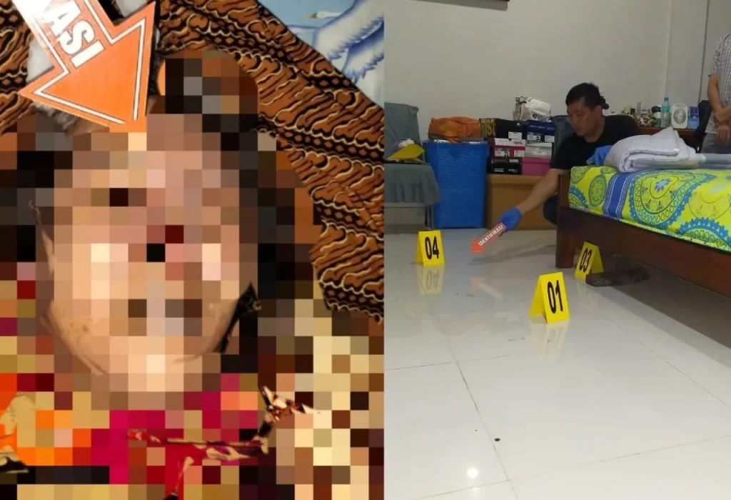 Foto: Unit Inafis Sat Reskrim Polres Lhokseumawe melakukan olah tempat kejadian perkara (TKP) terkait penemuan seorang perempuan dalam kondisi meninggal dunia di rumah toko (ruko) yang juga berfungsi sebagai tempat praktek dokter di Jln. Merdeka, Gampong Kuta Blang, Kecamatan Banda Sakti, Kota Lhokseumawe, Senin (08/10/2024) malam.