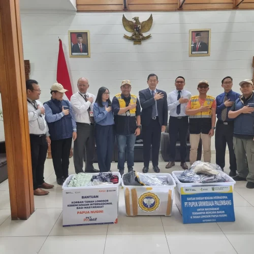 Foto: PT Pupuk Iskandar Muda Menyalurkan Bantuan Masa Pemulihan Pasca Bencana Alam Papua Nugini