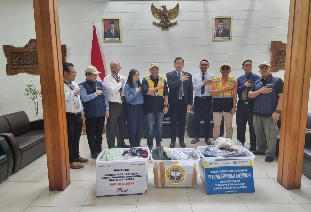 Foto: PT Pupuk Iskandar Muda Menyalurkan Bantuan Masa Pemulihan Pasca Bencana Alam Papua Nugini