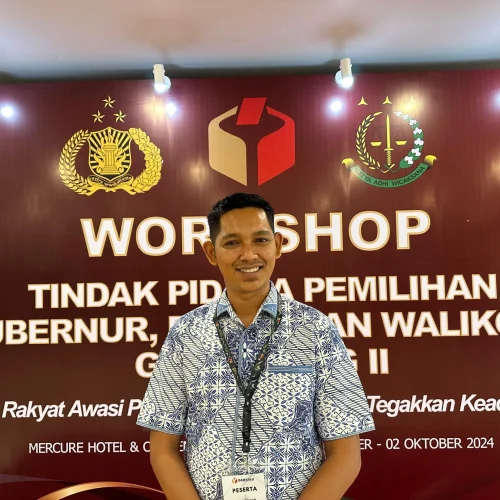 Foto: Kordiv Penanganan Pelanggaran data dan Informasi Panwaslih Aceh Utara Misbahuddin yang Akrab disapa nekbah