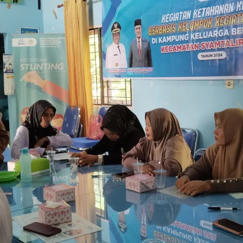 Foto:  Dinas Pemberdayaan Masyarakat, Pengendalian Penduduk, dan Keluarga Berencana (DPM-PPKB) Kabupaten Aceh Utara menyelenggarakan program POKTAN Kampung KB