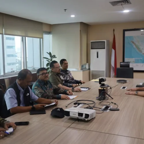 Foto: Pemerintah Aceh melalui Sekretaris Daerah (Sekda) Aceh, M. Nasir melakukan pertemuan dengan Kementerian Koordinator Infrastruktur dan Pembangunan Wilayah Republik Indonesia (RI) untuk membahas tindak lanjut terkait usulan pembangunan infrastruktur di Aceh.