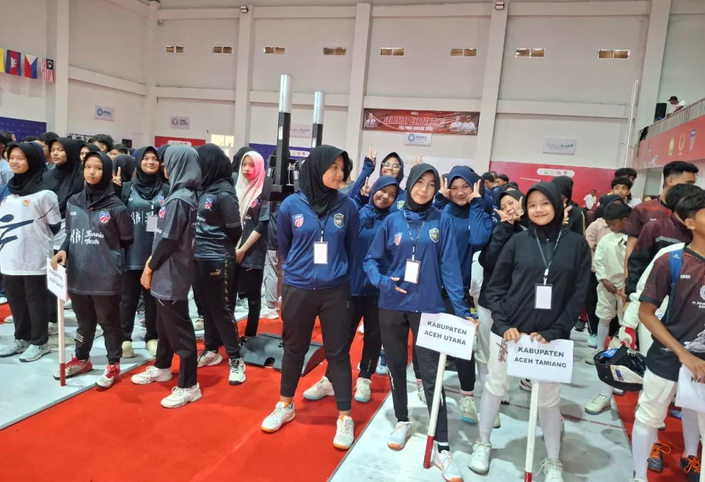 Foto: Kontingen Anggar Aceh Utara